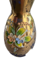 Preview: Murano-Vase mit Golddekor & floraler Emailmalerei – Venetian Glass „Castle“ – ca. 1970er-Jahre