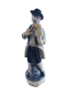 Preview: Porzellanfigur "Junge mit Geige" - Handbemalt in Kobaltblau und Gold (2)