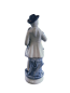 Preview: Porzellanfigur "Junge mit Geige" - Handbemalt in Kobaltblau und Gold (2)