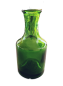 Preview: Grüne Glasflasche mit ausgeprägtem Hals, mundgeblasen - vermutlich Mitte 20. Jh.
